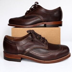 Classic Brown Leather Men's Dress Shoes